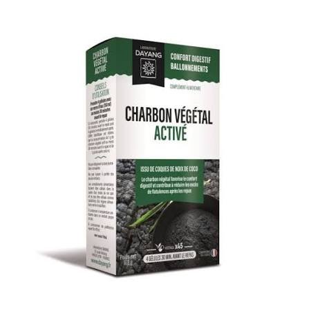 Charbon Vegetal Gaz Digestifs - 45 gelules
