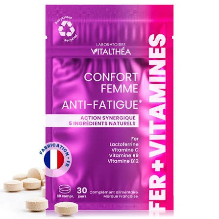 Fer + Vitamine C - Anti-Fatigue 60 comprimes