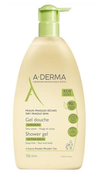 Gel Douche Surgras Bio - Peaux Sensibles 750ml