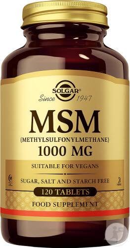 MSM 1000mg - Soufre Organique et Articulations 120 comprimes