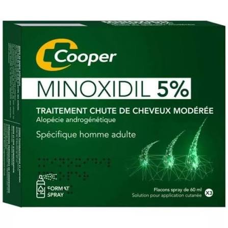 Minoxidil 5% - Solution Pousse Cheveux 60ml