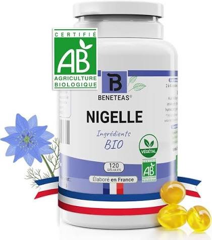 Nigelle Bio - Cumin Noir et Immunite 120 gelules