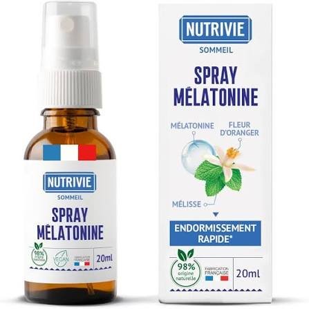 Spray Sommeil a la Melatonine - Action Rapide 20ml