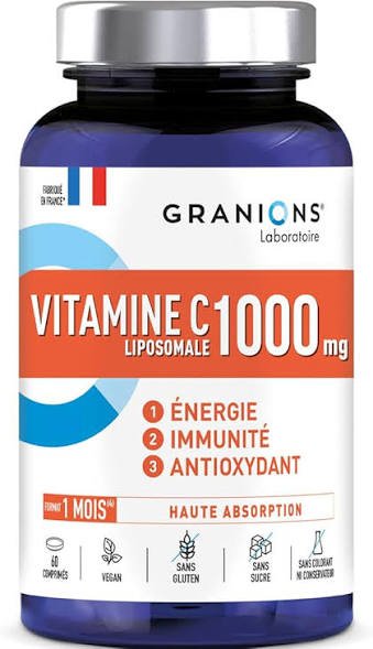 Vitamine C Liposomale 1000mg - Absorption Maximale 30 gelules