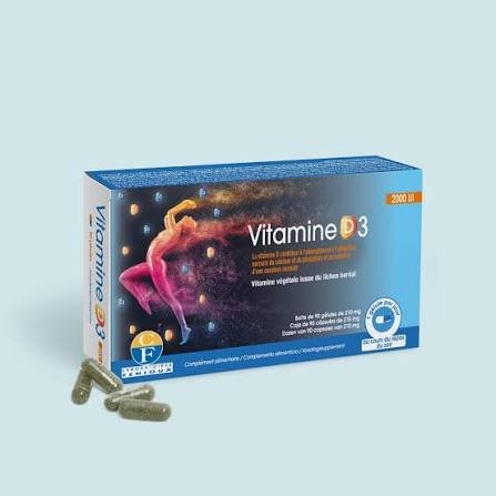 Vitamine D3 2000 UI - Immunité et Ossature 90 comprimes