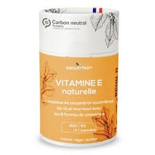 Vitamine E Naturelle 400 UI - Antioxydant 60 gelules