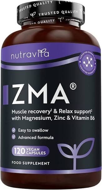 ZMA - Zinc Magnesium B6 - Recovery et Hormones 120 gelules